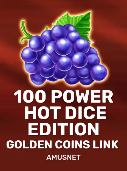 100 Power Hot Dice Edition Golden Coins Link game tile